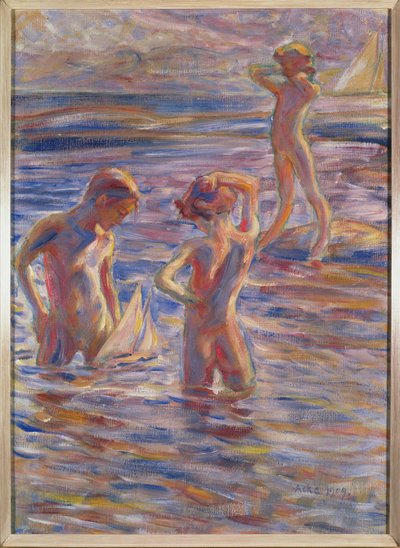 Der kleine Segelclub, 1909 von Johan Axel Gustav Acke